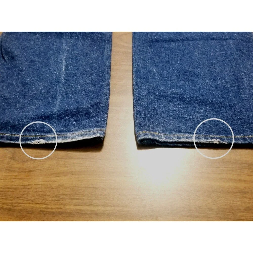 Levi's 517 Jeans Men Size 36x34 Orange Tab Vintage Denim 1993 USA Made (35x34.5)